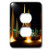 3dRose lsp282926 Two Plug Outlet Cover with Eiffel Tower