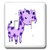 3dRose lsp327592 Cute Purple Giraffe Cartoon Art Animals Jungle Kids Toggle Switch MultiColor