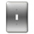 3dRose lsp354761 Silver Print Single Toggle Switch