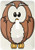 3dRose lsp407831 Cute Baby Cartoon Owl Single Toggle Switch