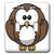 3dRose lsp407832 Cute Baby Cartoon Owl Double Toggle Switch Not applicble
