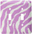 3dRose lsp441862 Purple Zebra Print Toggle Switch
