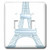 3dRose lsp506382 Eiffel Tower Toggle Switch