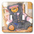 3dRose lsp613862 A Childs Teddy Bear in a Rocking Chair with a Hat on and a Pink Shirt Double Toggle Switch