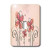 3dRose lsp661401 Cute Growing Four Petal Flowers In Pink Single Toggle Switch