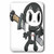 3dRose lsp1022481 Cute Goth Skull Ninja Monster Cartoon Single Toggle Switch Multicolor