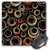 3dRose LLC 8 x 8 x 025 Inches Mouse Pad Retro Circles mp290741