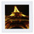 3dRose qs31601 Eiffel Tower Quilt Square 10 by 10Inch