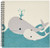 3dRose db585991 Cute Whale and Baby on The Ocean Drawing Book 8 by 8Inch