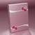SYNCSPIKE Cherry Casino Flamingo Quartz Pink Playing Cards  Clear Protective Playing Cards Case