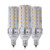 E12 LED Bulbs, 12W LED Candelabra Bulb 100 Watt Equivalent, 1200lm, Decorative Candle Base E12 Corn Non-Dimmable LED Chandelier Bulbs, Warm White 3000K LED Lamp, Pack of 3