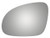 Burco 4460 Flat Driver Side Power Replacement Mirror Glass for 04 Passat 2004 2005 2004