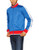 2XIST Mens Global Games Track Jacket Outerwear Monaco BlueredWhite XLarge