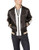 2XIST Mens Bomber Jacket Outerwear BlackWhite XLarge