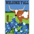 Welcome Yall Longhorn Blue Bonnet 13 x 18 Rectangular Small Garden Flag