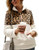 Womens Leopard Print Sherpa Pullover Fleece Lapel Zipper Sherpa Jacket Fleece Sweatshirt with Pockets Womens Leopard Print Sherpa Pullover Fleece Lapel Zipper Sherpa Jacket Fleece Sweatshirt with Pockets
