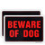 Enjoyist 2 Pack Beware of Dog Sign 10x 7 04 Aluminum Sign Rust Free AluminumUV Protected and Weatherproof