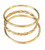 California Toe Rings 14k Gold Filled Plain Braid Thin Band Toe Ring Pinky Finger Midi Knuckle 2