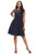 Maggy London Womenss Keyla Fit  Flare 6 Navy Blue