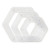 Fiskars 158190-1001 Shapexpress2 Template, Hexagon