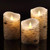 Vinkor Flameless Candles Flickering Candles Birch Bark Set of 456 Battery Candles Real Wax Pillar with Remote Timer