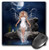 3dRose LLC 8 X 8 X 0.25 Inches Mouse Pad Water Guardian Angel Sea Candles Rock Blue Fantasy (Mp_172224_1)