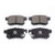 Ceramic Rear Brake Pads for Acura TSX 20112014 Honda Accord 20102017 Disc Brake Pad Set QuickStop QuietCast for Includes Installation Hardware by Fancomforstic