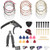 TIMESETL 49 Pcs Guitar Strings Changing Tool Kit Including Acoustic Guitar Strings Guitar Picks Capo String Winder Bridge Pins Pin Puller Guitar Bones  Pick Holder Finger Picks for Beginner