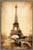 Trends International Eiffel TowerRustic 22375 x 34 Barnwood Framed Version
