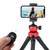 Mobile Phone Tripod Mini Portable Mobile Phone Camera Tripod Stand Camera Stand Suitable for iPhone Android Phone Sports Camera GoPro Tripod Stand Black