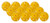 Champion Sports Yellow Plastic Softballs: Hollow Wiffle Balls for Sport Practice or Play - 12 Pack