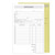 Simply Classic 2Part Carbonless Invoice Form Pad  50 Sets  55 x 85 Carbon Copy Purchase Sales Receipt Book