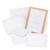 Gartner Studios Gold Glitter Print at Home Wedding Invitation Kit White