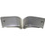 DAT AUTO PARTS Bumper END Set of Two Replacement for 8489 Toyota 4RUNNER 8488 Toyota Pickup 4WD Black Front Left Driver and Right Passenger Side Pair TO1004157 TO1005116