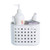 InterDesign Suction Bathroom Caddy - Shower Storage Shelf for Shampoo, Conditioner and Soap, White