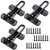 Swing Bar Door Lock Latches Home Security Front Door Locks for Kids High Security Auxiliary Lock as Secondary Door Lock Security Latch Guard ClaspClasp?Black?