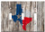Art Plates brand - Triple Gang Toggle Switch / Wall Plate - Texas Map