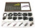 Neeknn 300Pcs Internal Snap Ring Assortment Black Washer Hardware Circlip Retaining Ring Set For Industrial Fasteners 18 Sizes