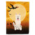Carolines Treasures BB4311GF Halloween White German Shepherd Flag Garden Size Small Multicolor