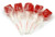 Cinnamon Cube Lollipops Suckers 12 Count Red Square Shaped Candy Lollipops
