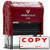 Copy by Date Self Inking Rubber Stamp Red Ink Medium