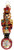 Christopher Radko What A Bear Festive Christmas Ornament