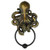 Ebros Deep Ocean Creature Octopus Kraken Warrior Decorative Resin Door Knocker Figurine