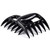 Vabogu Meat Claws Meat Shredder Claws Best Pulled Pork Shredder Claws Paws  BBQ Smoker Bear Claws Meat Shredding Handles Claws  NonSlip Kitchen Claw Utensil Black