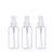 Crostice 17oz Spray Bottles 50ml Refillable Mist Sprayer Clear Plastic Bottles Makeup Cosmetic Atomizers Empty Small Container for Essential Oils Travel Perfumes 3 Packs