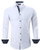 EsabelC Mens Dress Shirts Long Sleeve Regular Fit Business Casual Button Down Shirts White XL