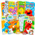 Sesame Street Ultimate Board Books Set For Kids Toddlers -- Pack of 8 Board Books with Alphabet Stickers (ABC Set)