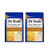 Dr Teals Glow  Radiance with Vitamin C  Citrus Essential Oils Pure Epsom Salt Soaking Solution 3lbs Pack of 2