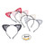 Cute Cat Ears Headbands for Womens Kitten Ears Rhainstone hair hoops Costume Cosplay Hairbands