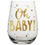 Oh Baby - 20oz Stemless Wine Glass